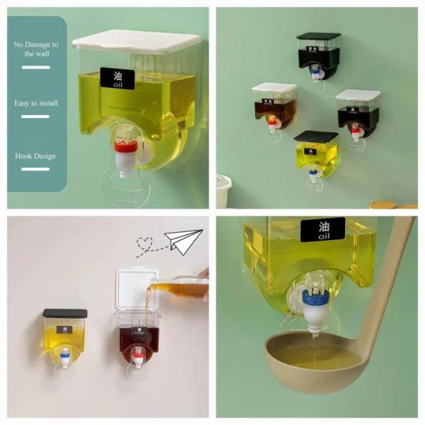 Wall-Mounted Oil Dispenser - Nest and Nuzzle