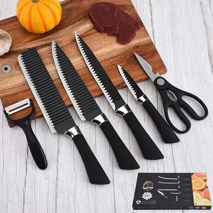 6pcs. Cooking Knife Sets - Nest and Nuzzle