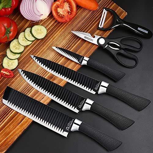 6pcs. Cooking Knife Sets - Nest and Nuzzle
