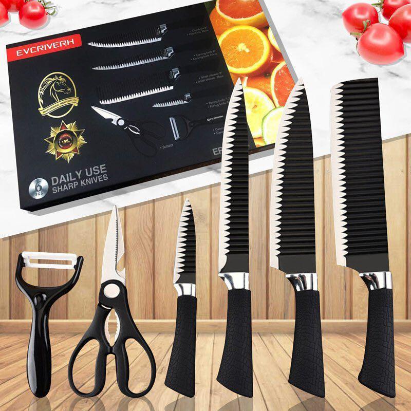 6pcs. Cooking Knife Sets - Nest and Nuzzle