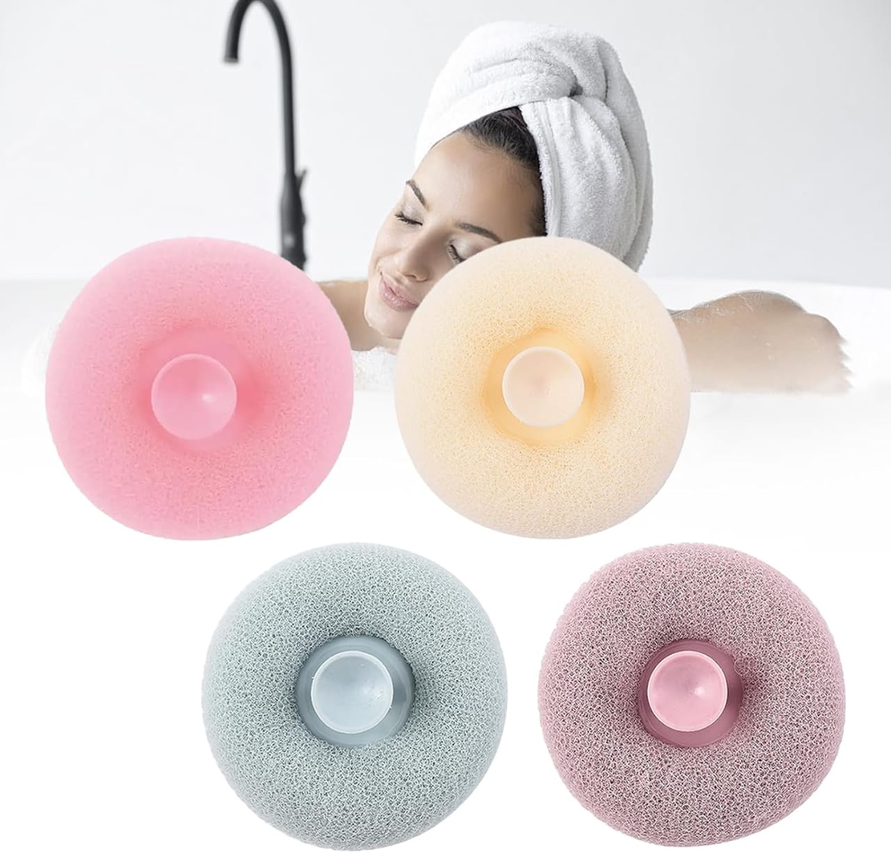 Bath Sponge Cleaning Brush - Nest and Nuzzle