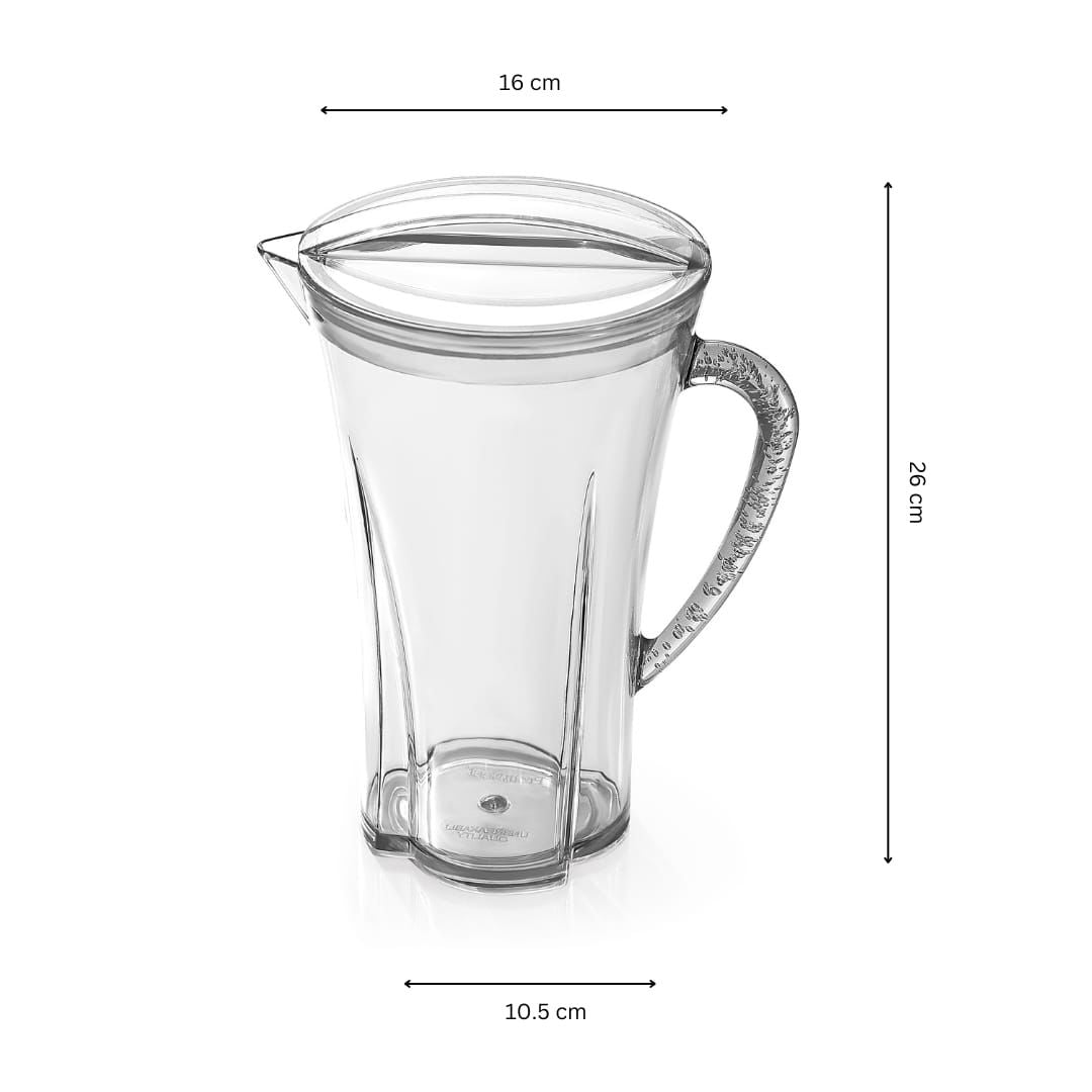 2L Crystal Flower Jug