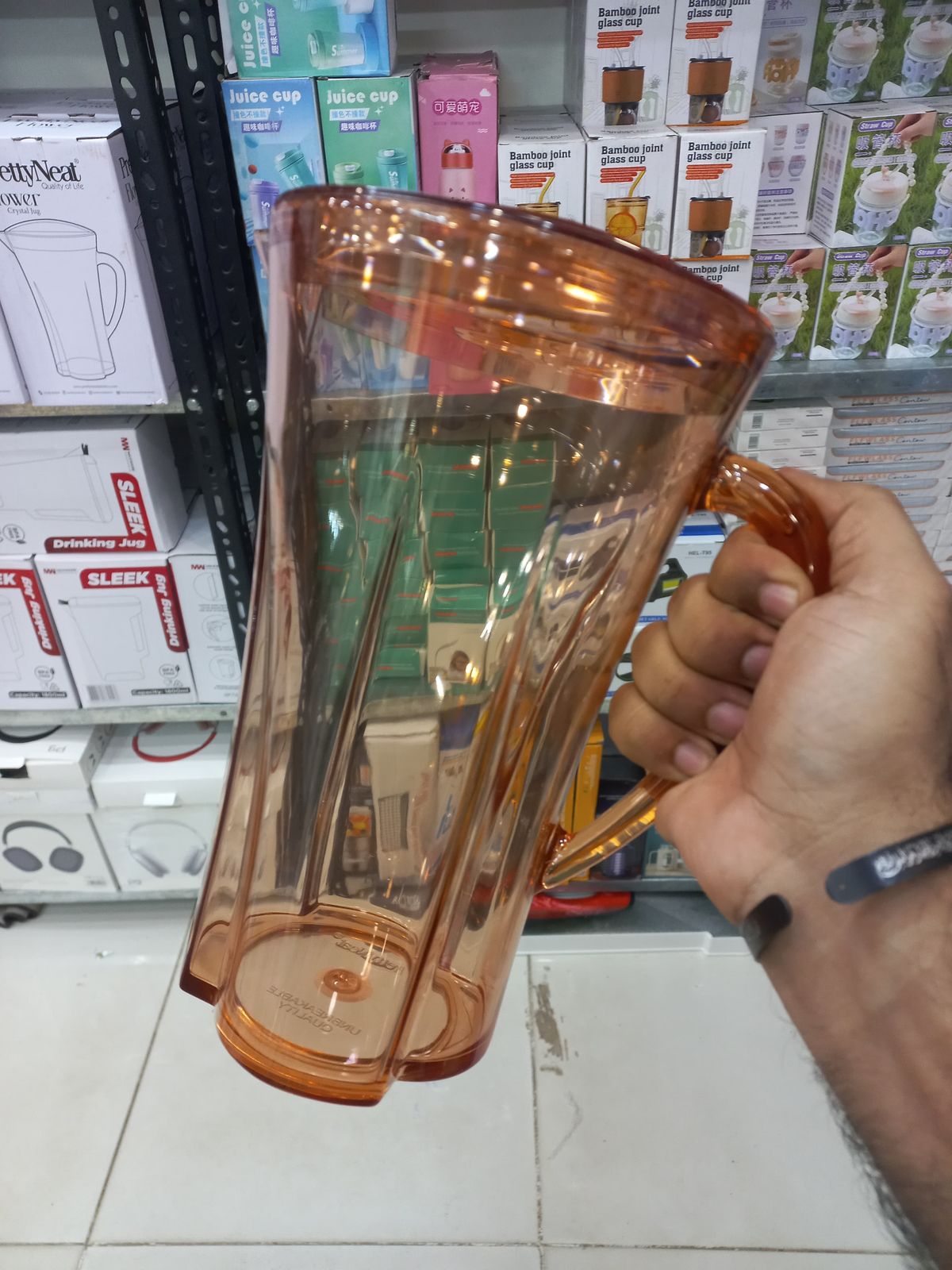 2L Crystal Flower Jug