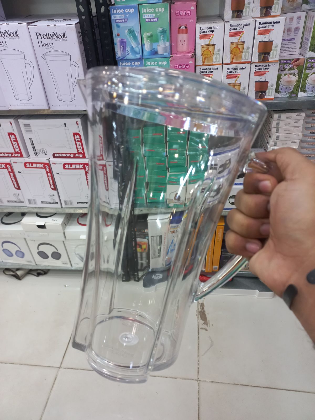 2L Crystal Flower Jug