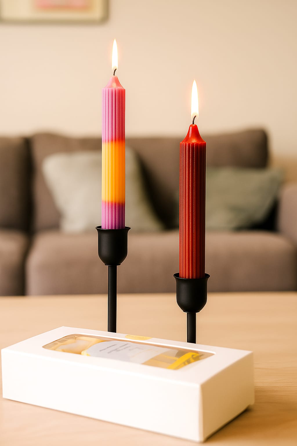 Ever glow taper candles - Nest and Nuzzle