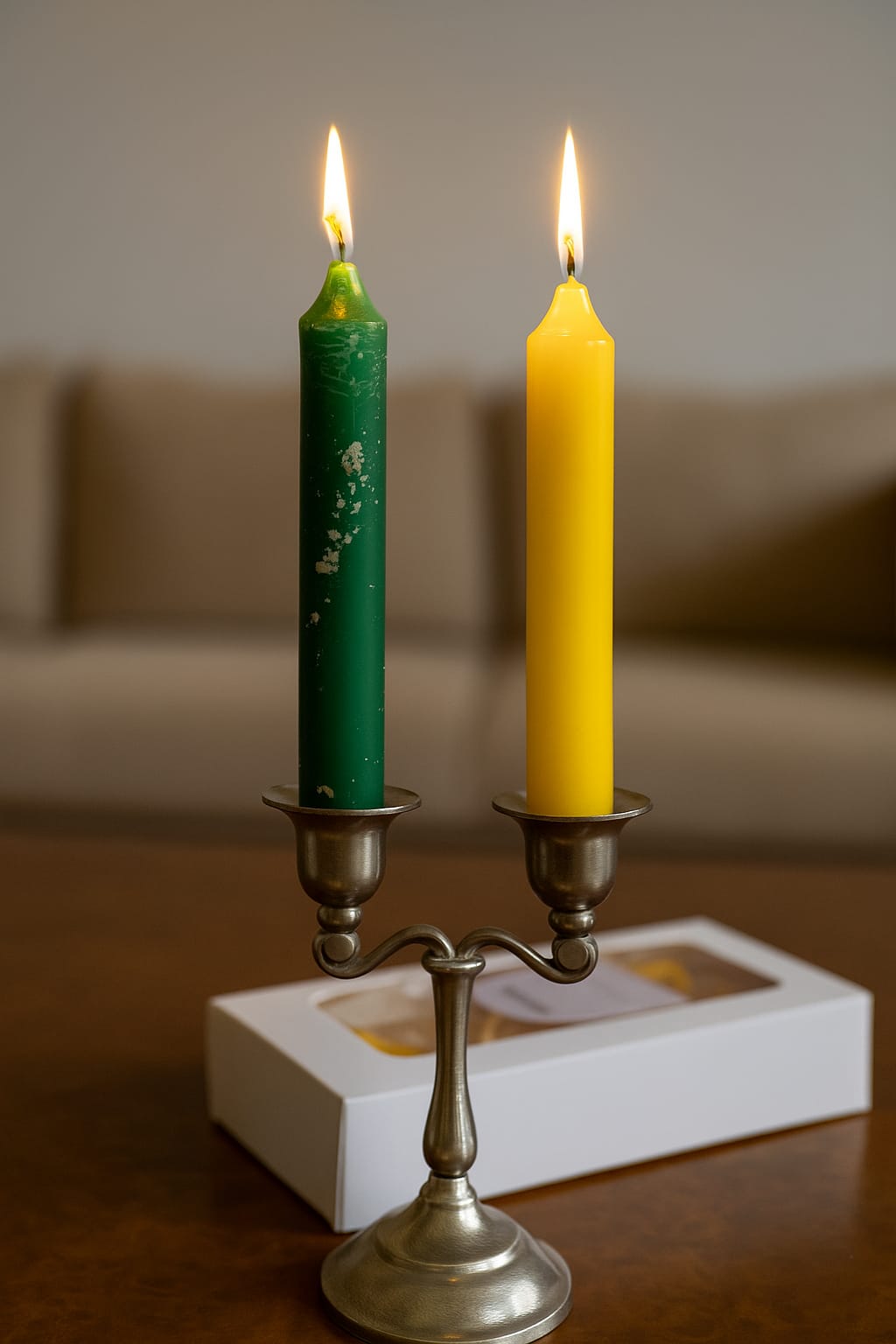 Ever glow taper candles