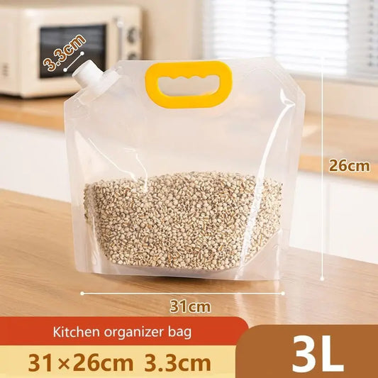 3L stand-up cereals nozzle storage bag