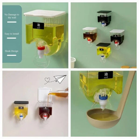 Wall-Mounted Oil Dispenser - Nest and Nuzzle