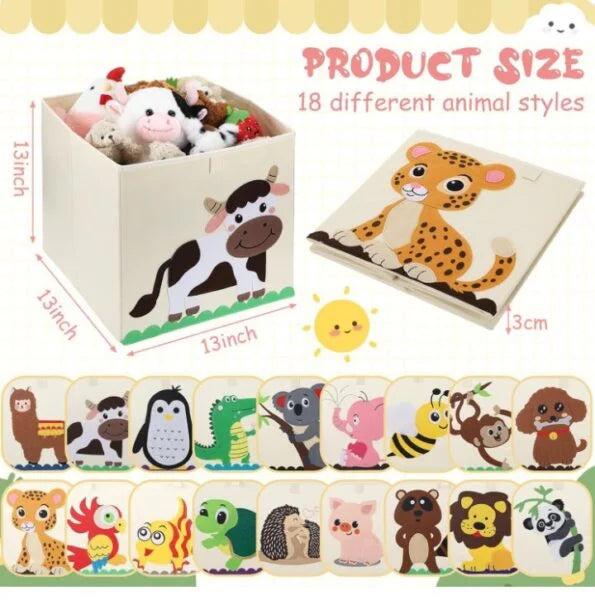 Kids Cube Box (Random Designs) (Premium Quality) - Nest and Nuzzle