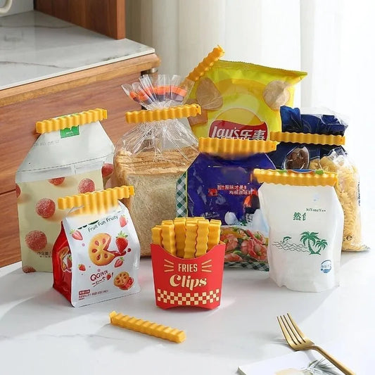 Fries Shape Sealing Clips (12pcs Pack) - Nest and Nuzzle