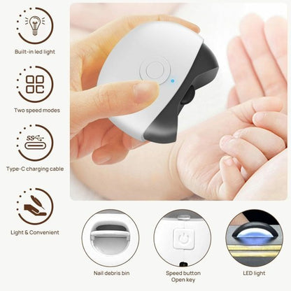 Automatic Electric Nail Clipper Trimmer - Nest and Nuzzle