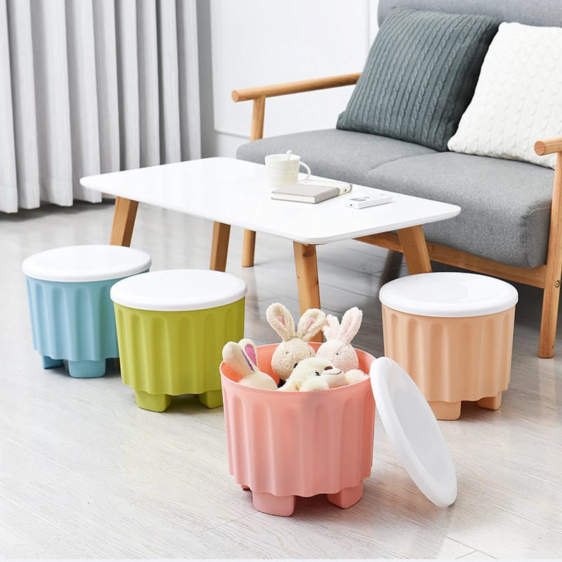 Small storage stool/drum - Nest and Nuzzle