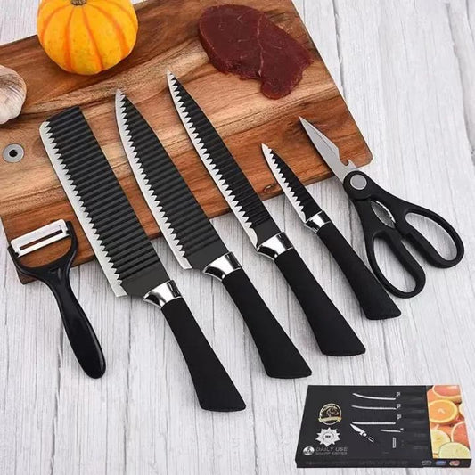 6pcs. Cooking Knife Sets - Nest and Nuzzle