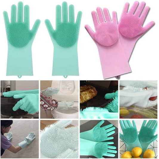 SILICONE WASHING GLOVES - Nest and Nuzzle