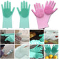 SILICONE WASHING GLOVES - Nest and Nuzzle