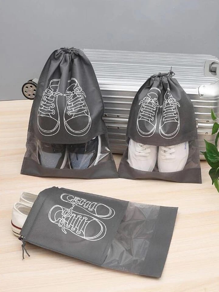 SHOE POUCH GRAY - Nest and Nuzzle