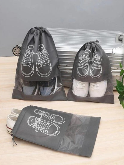 SHOE POUCH GRAY - Nest and Nuzzle