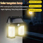 Double Head Antique Solar Sensor Lamp, Wall Mounted Courtyard Villa Garage Wall Ligh - Nest and Nuzzle
