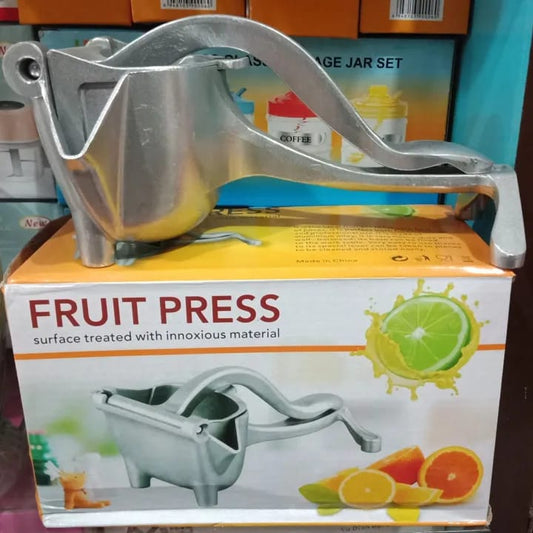 Manual Juicer, Fruit Press Juicer Made Of Heavy Duty Aluminum Alloy - Nest and Nuzzle