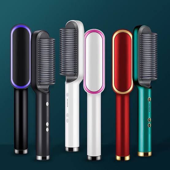 Hair Brush Electric Straightener - Nest and Nuzzle