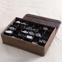 24-Cell Foldable Storage Organizer with Lids - Nest and Nuzzle