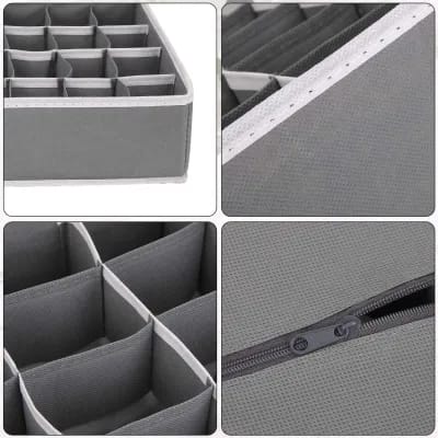 24-Cell Foldable Storage Organizer with Lids - Nest and Nuzzle
