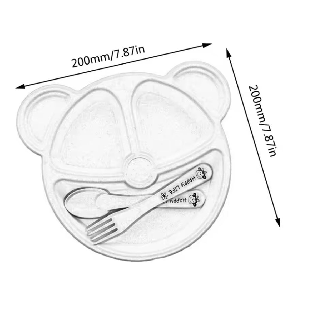 BPA Free Baby Feeding Tableware Set - Nest and Nuzzle