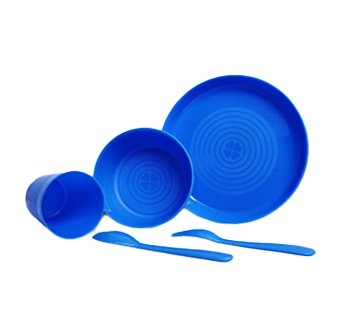 Kids Plate Set Pack of 5 Dinner Set for Kids - Nest and Nuzzle