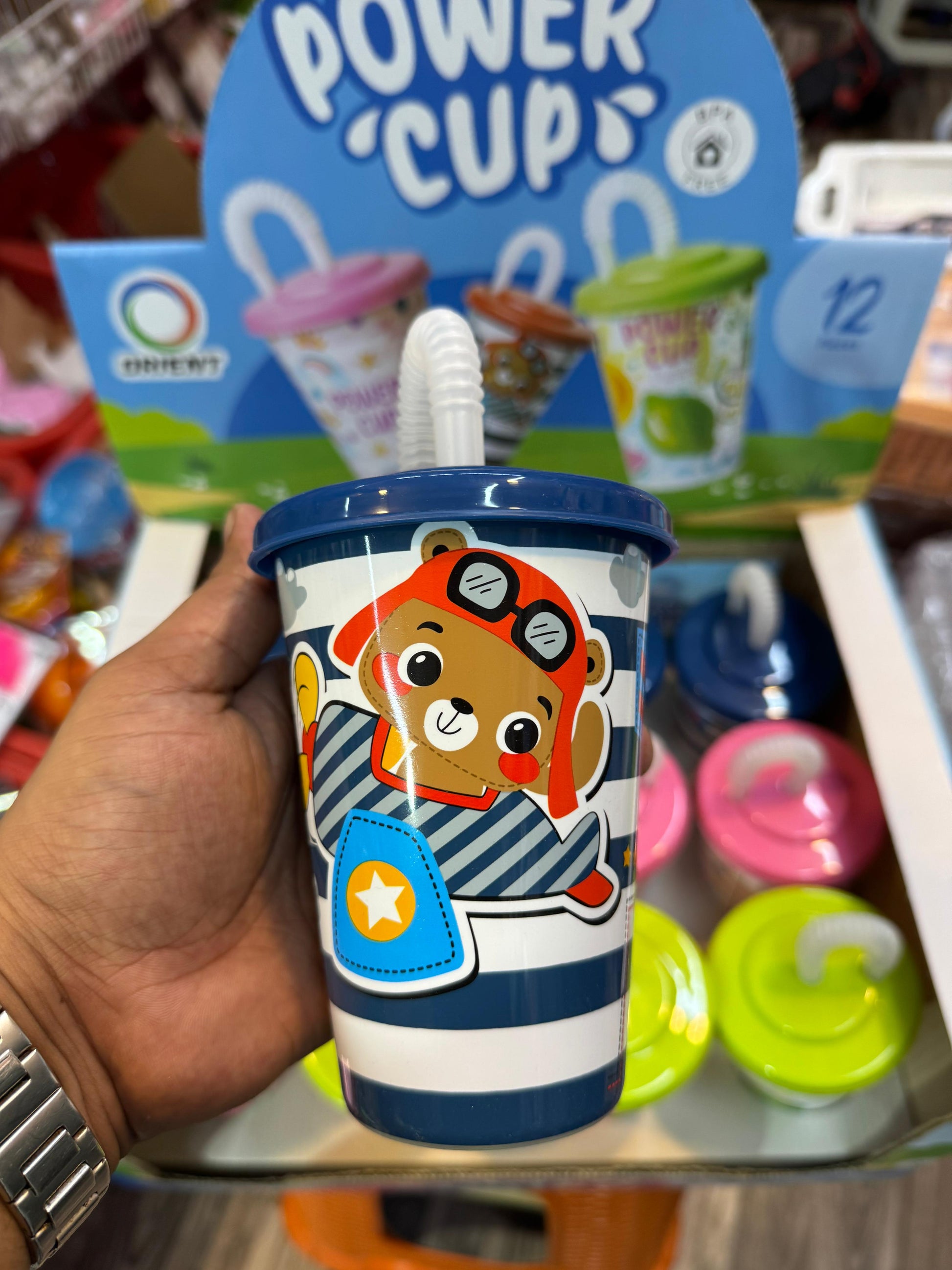 Kids Straw Glass Multicolor & Multidesign - Nest and Nuzzle