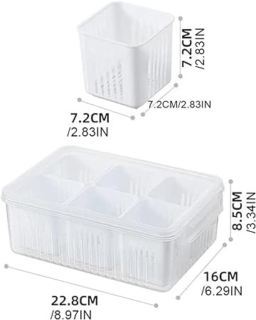 Vegetable &amp; Fruit Storage Box with Lid - Nest and Nuzzle
