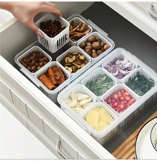 Vegetable &amp; Fruit Storage Box with Lid - Nest and Nuzzle