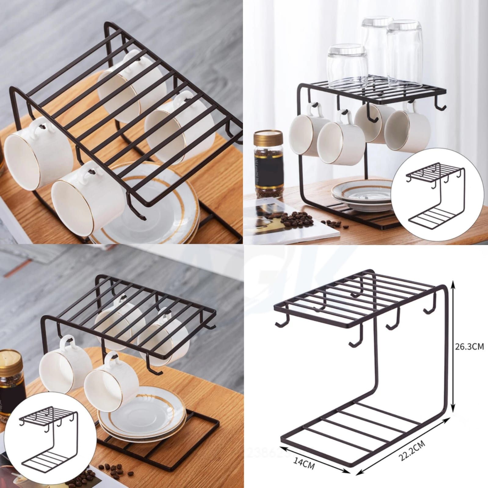 METAL CUP HOLDER. - Nest and Nuzzle