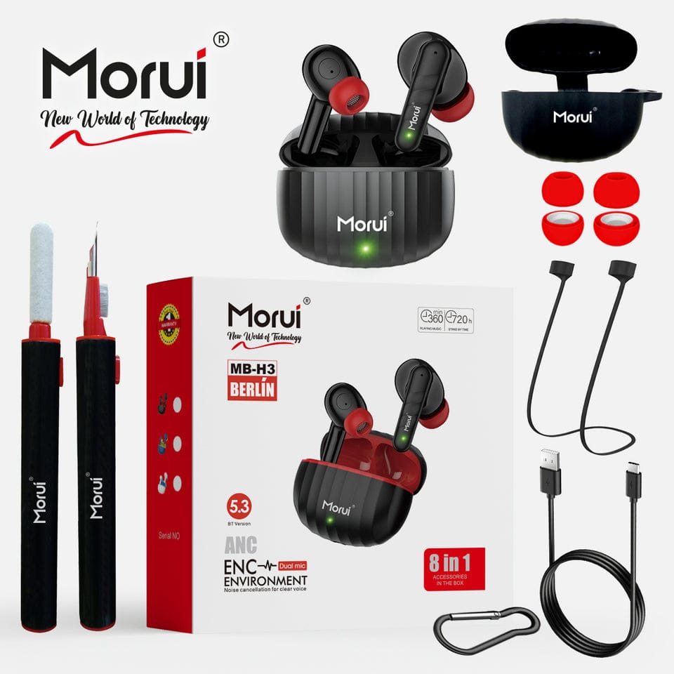 Morui Berlín Wireless Earbuds MB-H3 - Nest and Nuzzle