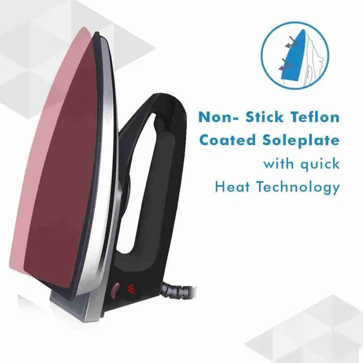 National Dry Iron – 1000W - Nest and Nuzzle