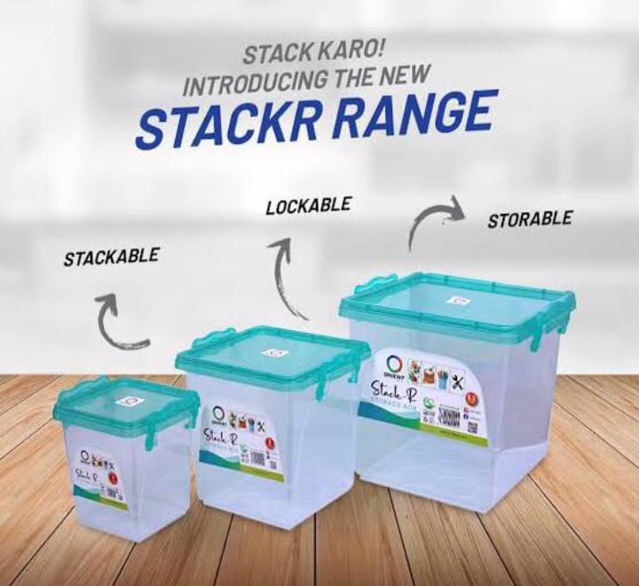 3-Piece Stackable Storage Boxes - Nest and Nuzzle