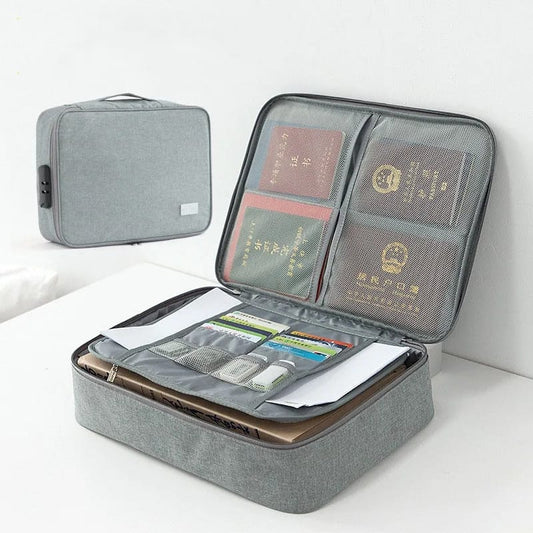 Multilayer Portable File Storage Bag - Nest and Nuzzle