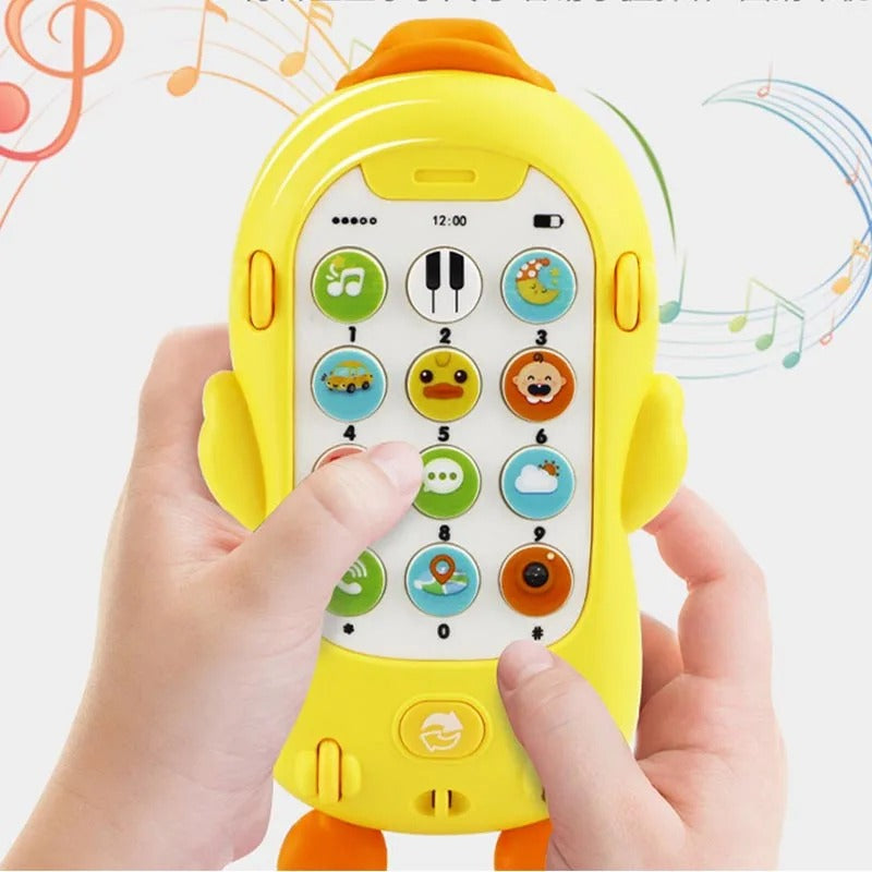 Baby Musical Duck Shape Mobile Phone - Nest and Nuzzle