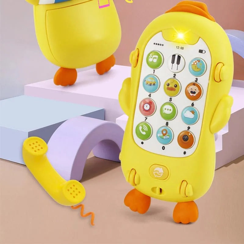 Baby Musical Duck Shape Mobile Phone - Nest and Nuzzle