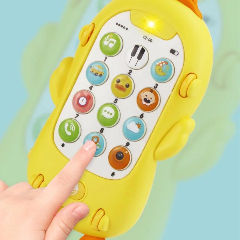 Baby Musical Duck Shape Mobile Phone - Nest and Nuzzle