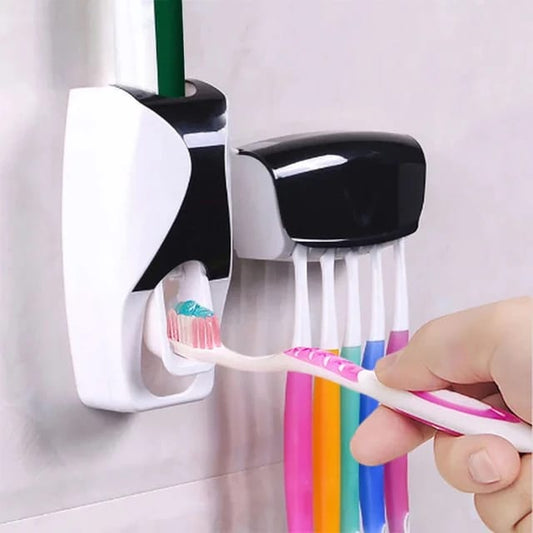 Toothpaste Dispenser + Brush Holder - Nest and Nuzzle