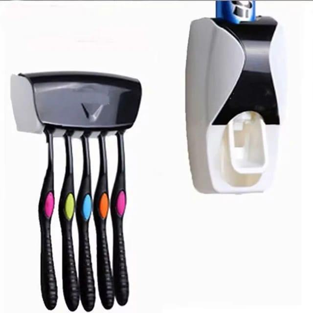 Toothpaste Dispenser + Brush Holder - Nest and Nuzzle