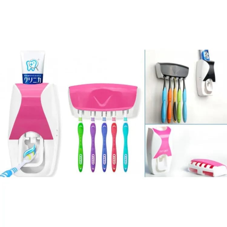Toothpaste Dispenser + Brush Holder - Nest and Nuzzle