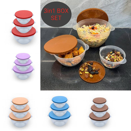 Bisco Bowl 3-in-1 Set - Nest and Nuzzle