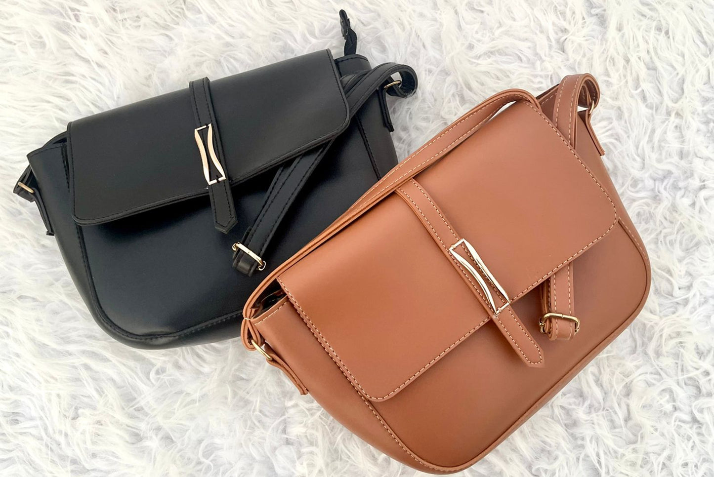 Copenhagen black & brown bag - Nest and Nuzzle