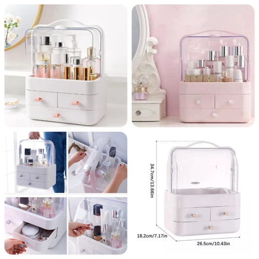 Acrylic Double Side Cosmetic Organizer - Nest and Nuzzle