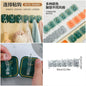 Modern self-adhesive 6-hook stripe