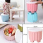 Portable drum storage stool and sitting chair