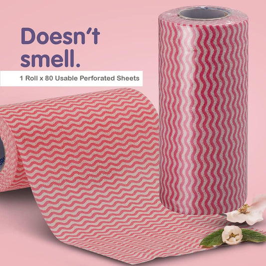 Tissue roll non woven wipes