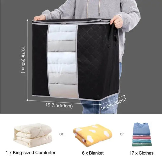 Black Blanket Bag