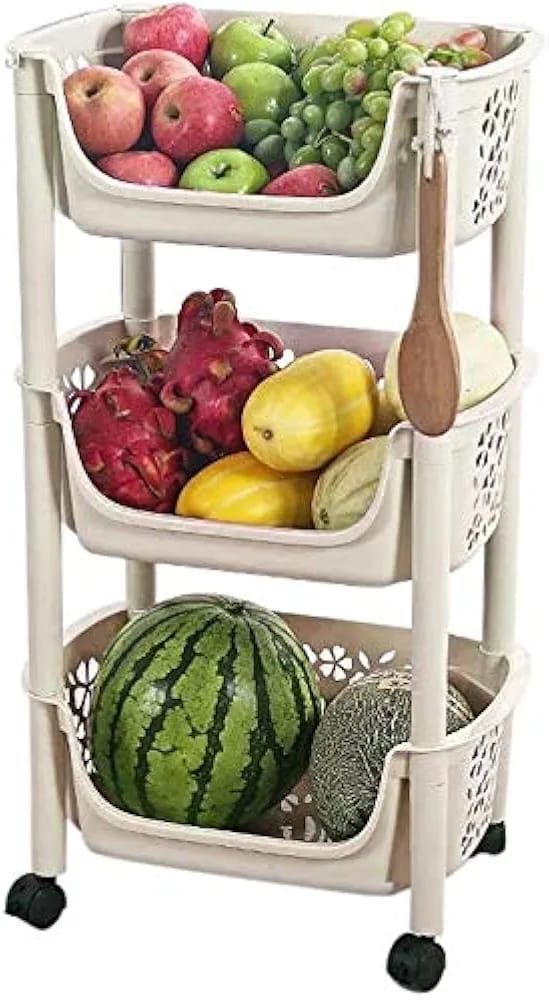 Multipurpose 3-Layer Vegetable Rack